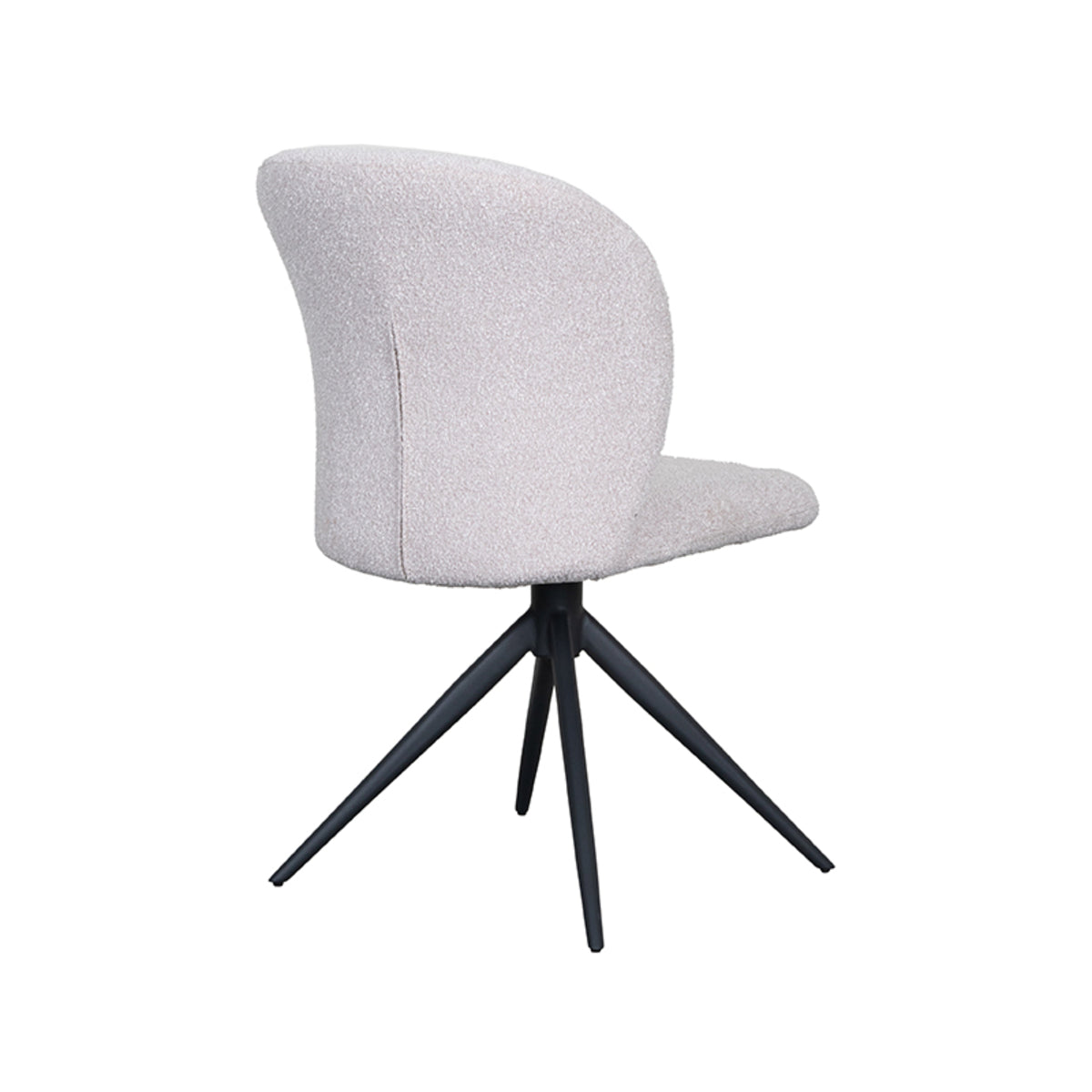 LABEL51 Eetkamerstoel Kimo - Naturel - Boucle